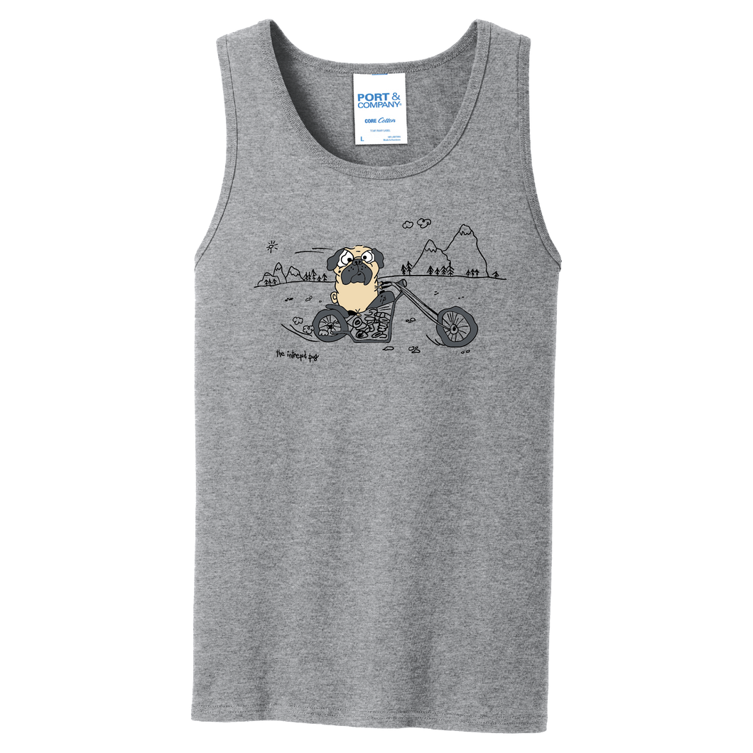 pre-order | NEW intrepid pug motorcycle tank top
