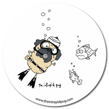 Load image into Gallery viewer, NEW intrepid pug 3.5&quot; stickers
