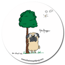 Load image into Gallery viewer, NEW intrepid pug 3.5&quot; stickers
