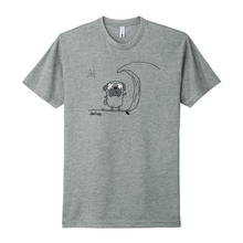 Load image into Gallery viewer, intrepid pug surfer tee
